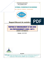 Rapport Mensuel de Controle Qualite A Noe Lot 2