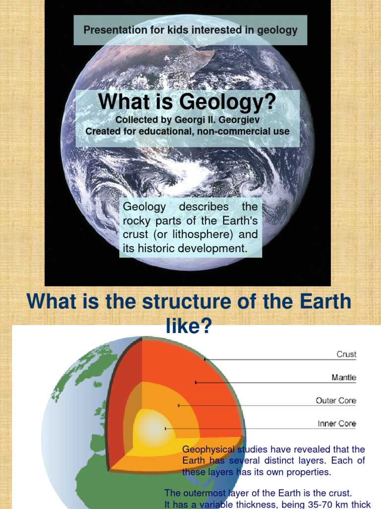 WHAT IS GEOLOGY AND WHY IS IT IMPORTANT intelligence overview