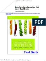 Dwnload Full Understanding Nutrition Canadian 2nd Edition Whitney Test Bank PDF
