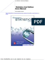 Dwnload Full Elementary Statistics 2nd Edition Navidi Solutions Manual PDF
