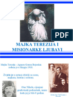 Majka Terezija I Misionarke Ljubavi