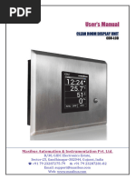 Clean Room Display User Manual mMPom601