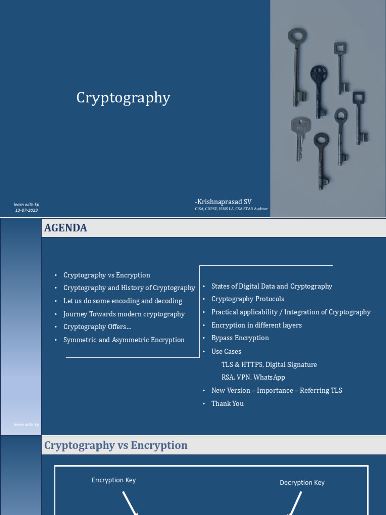 Cryptography | PDF | Cryptography | Key (Cryptography)