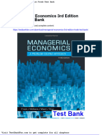 Dwnload Full Managerial Economics 3rd Edition Froeb Test Bank PDF