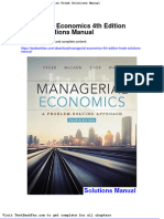Dwnload Full Managerial Economics 4th Edition Froeb Solutions Manual PDF