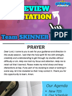 Team Skinner Orientation