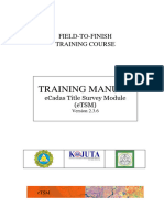 eTSM Training Manual