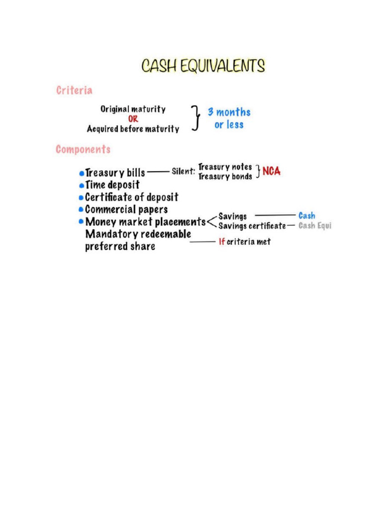 Cash Equivalent 2023 | PDF