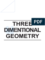 25 Vector and 3D Geometry