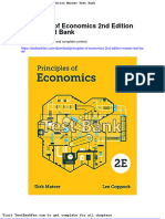 Dwnload Full Principles of Economics 2nd Edition Mateer Test Bank PDF