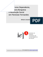 LIMOEIRO-CARDOSO, Miriam. Capitalismo Dependente, Autocracia Burguesa e A Revolução Social em Florestan Fernandes