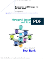 Dwnload Full Managerial Economics and Strategy 1st Edition Perloff Test Bank PDF