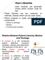 Using Python Libraries