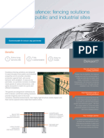 Bekaert Durafence Fencing Solutions For Public Industrial Sites Productsheet