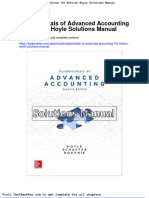 Dwnload Full Fundamentals of Advanced Accounting 7th Edition Hoyle Solutions Manual PDF