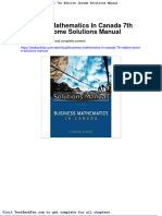 Dwnload Full Business Mathematics in Canada 7th Edition Jerome Solutions Manual PDF