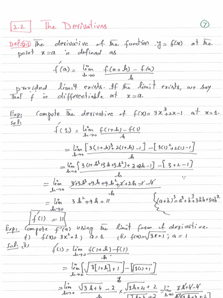 DE Notes | PDF