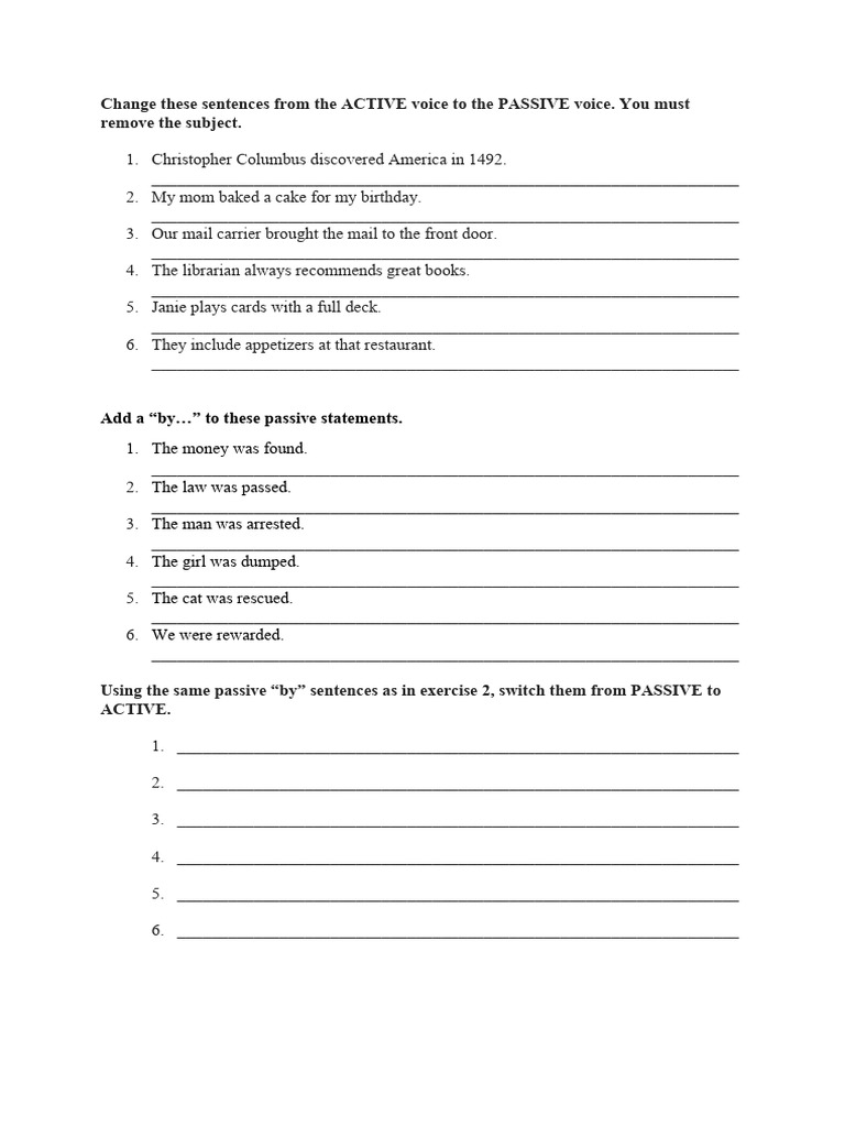 Passive vs. Active PDF