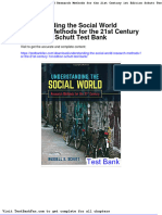 Dwnload Full Understanding The Social World Research Methods For The 21st Century 1st Edition Schutt Test Bank PDF