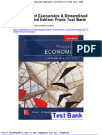 Dwnload Full Principles of Economics A Streamlined Approach 3rd Edition Frank Test Bank PDF