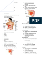 The Digestive System and Body Metabolism