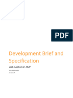 Web Application Specification