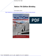 Dwnload Full Unfinished Nation 7th Edition Brinkley Test Bank PDF