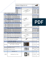 Hettich Funiture Fittings Price List