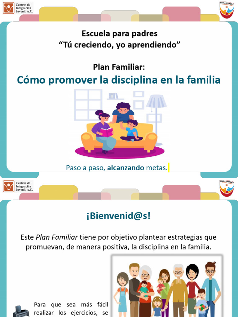 GUIA - Plan Familiar - Cómo Promover La Disciplina en La Familia | PDF
