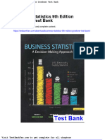 Dwnload Full Business Statistics 9th Edition Groebner Test Bank PDF