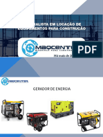 Apresentação de Equipamento - GERADOR