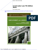 Dwnload full Employment and Labor Law 7th Edition Cihon Test Bank pdf