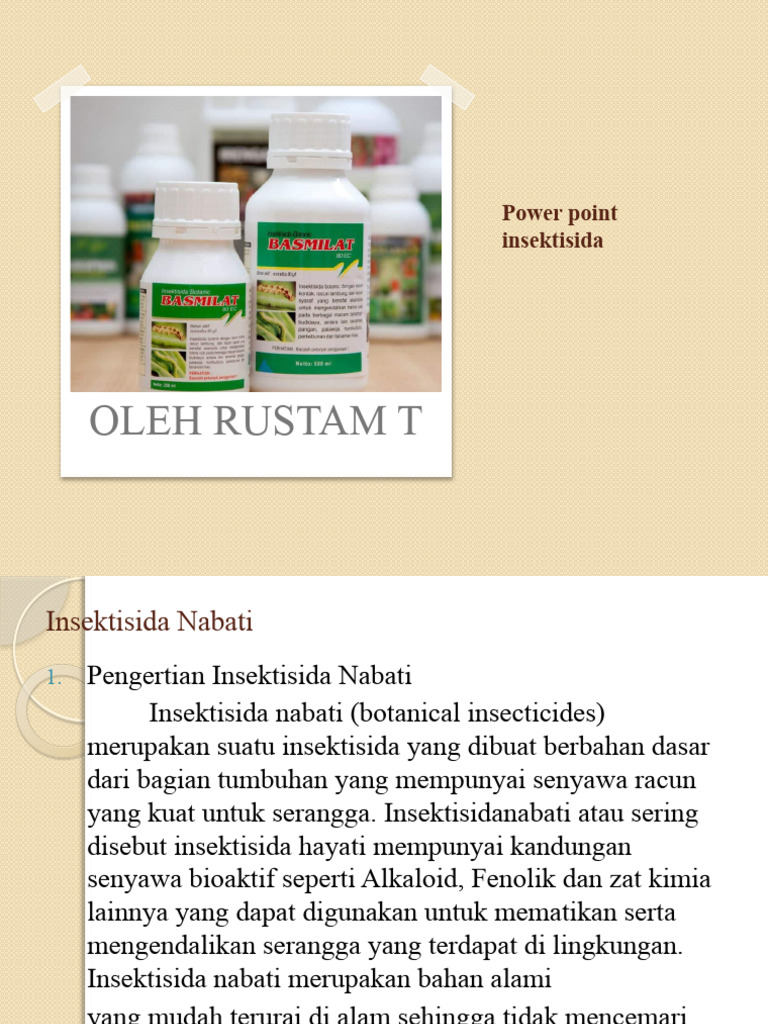 INSEKTISIDAA | PDF | Pengembangan Diri | Kesehatan Holistik