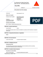 Sika Waterbar PVC-P (all profiles) safety data sheet