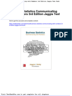 Dwnload Full Business Statistics Communicating With Numbers 3rd Edition Jaggia Test Bank PDF