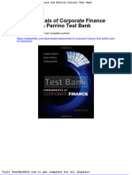 Dwnload Full Fundamentals of Corporate Finance 2nd Edition Parrino Test Bank PDF