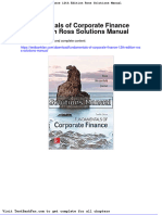 Dwnload Full Fundamentals of Corporate Finance 12th Edition Ross Solutions Manual PDF