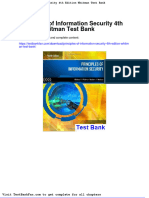 Dwnload Full Principles of Information Security 4th Edition Whitman Test Bank PDF