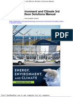 Dwnload Full Energy Environment and Climate 3rd Edition Wolfson Solutions Manual PDF