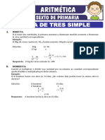 Ejercicios de Regla de Tres Simple para Sexto de Primaria