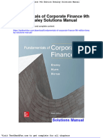 Dwnload Full Fundamentals of Corporate Finance 9th Edition Brealey Solutions Manual PDF