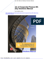 Dwnload Full Fundamentals of Corporate Finance 8th Edition Brealey Solutions Manual PDF