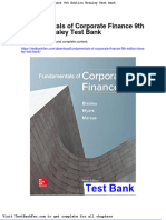 Dwnload Full Fundamentals of Corporate Finance 9th Edition Brealey Test Bank PDF