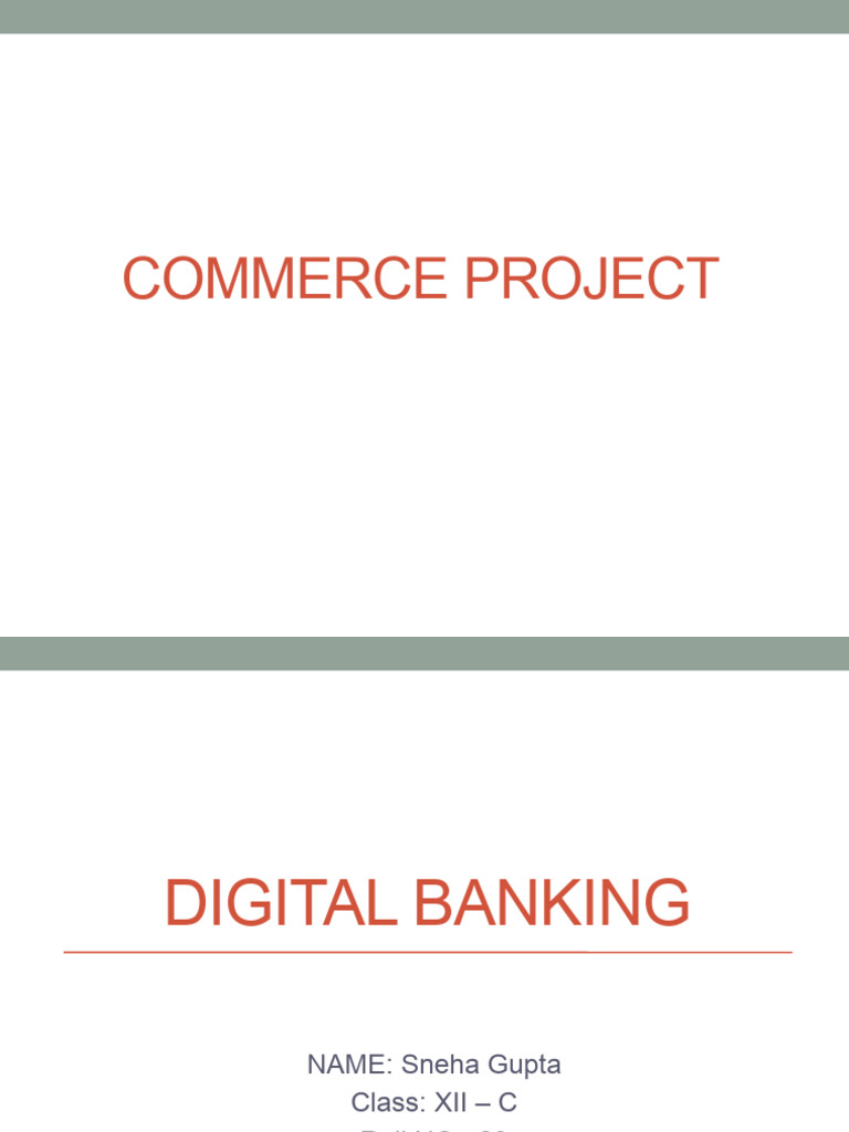 Commerce Project 22 | PDF | Payment System | Banking Technology