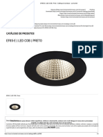 EF85-E - LED COB - Preto - Catálogo de Produtos - Lumicenter