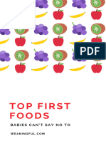 Top First Foods Ebook