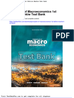 Dwnload Full Principles of Macroeconomics 1st Edition Mankiw Test Bank PDF