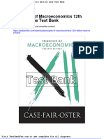 Dwnload full Principles of Macroeconomics 12th Edition Case Test Bank pdf