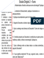 Estudo Dirigido 2 - 8 Ano