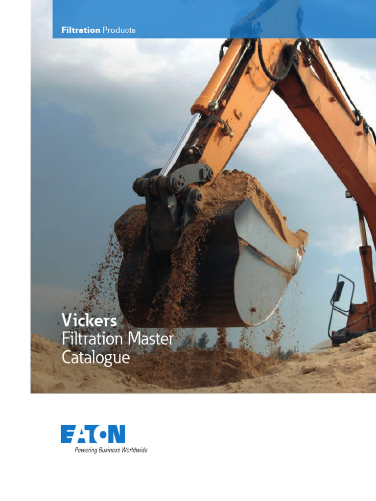 Eaton VICKERS Filtration Master Catalog Download Free PDF